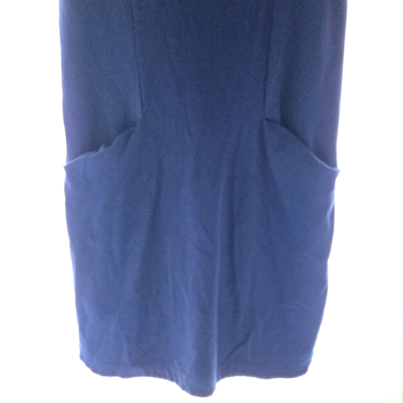 Comfortable Blue Shift Dress - Picture 3 of 8